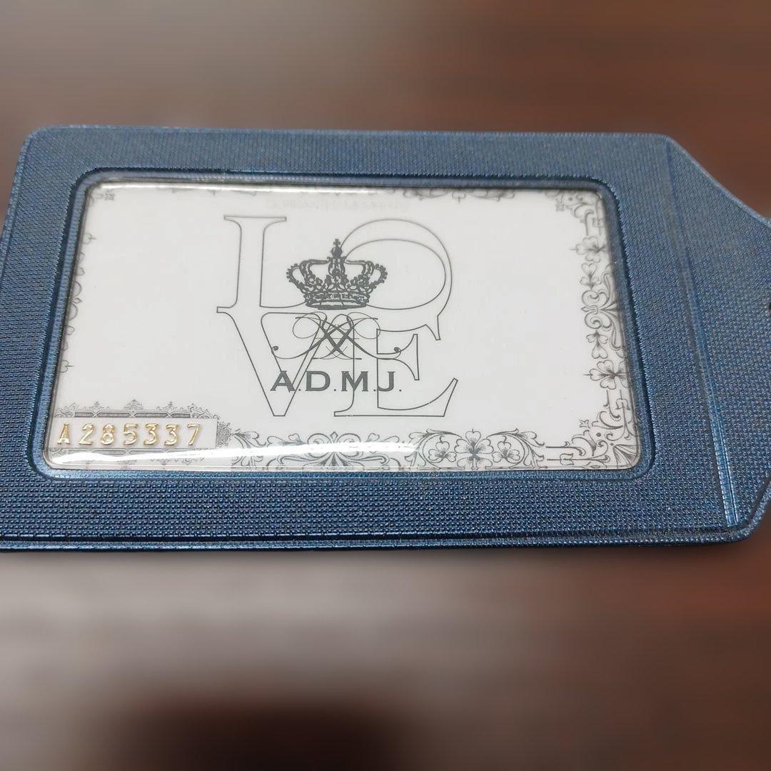 A.D.M.J. ブラックレザー長財布