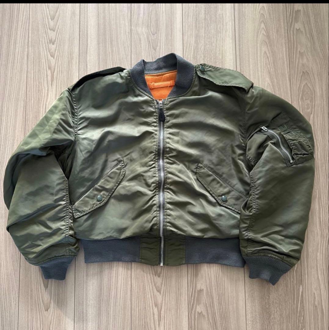 アルファ L-2B フライトジャケット　米軍　90s MA-1 USA