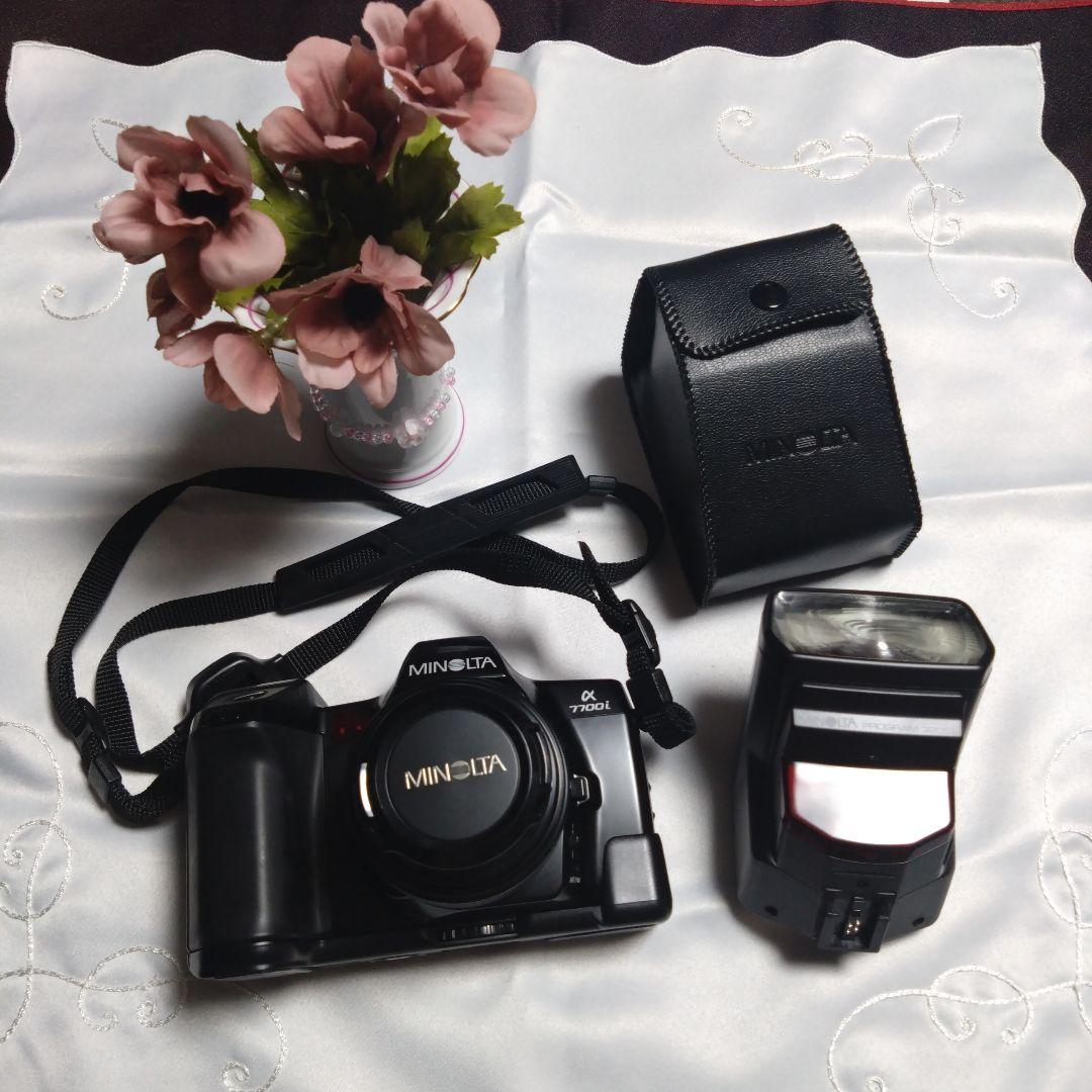 美品MINOLTA α 7700I フィルムカメラ.新品リチウム電池付き
