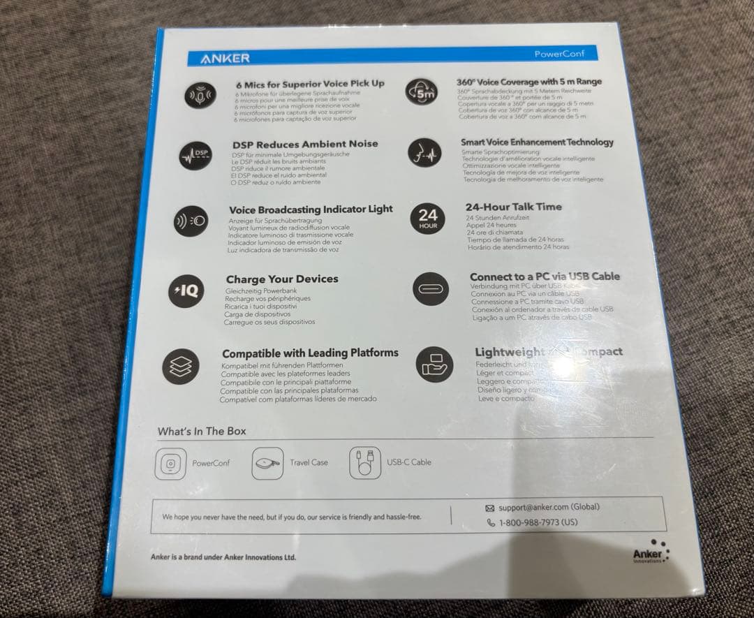 Anker PowerConf black A3301011 新品未開封