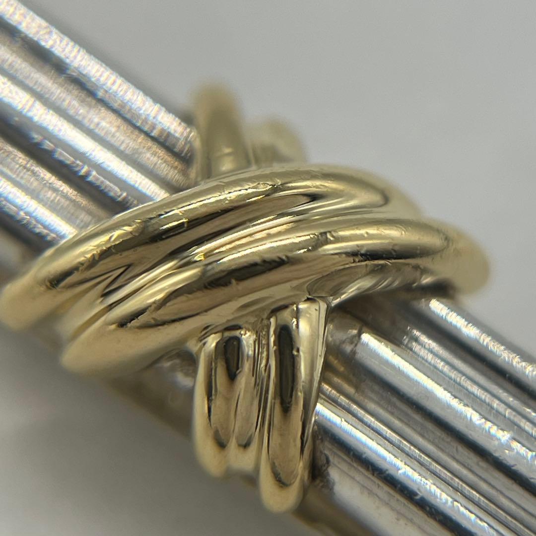 ティファニー TIFFANY シグネチャークロス ネクタイピン コンビ 希少