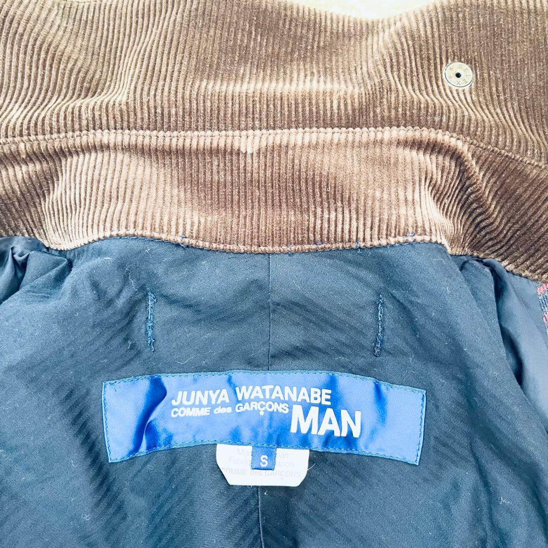 ジュンヤワタナベマン チェックハンティングジャケット S