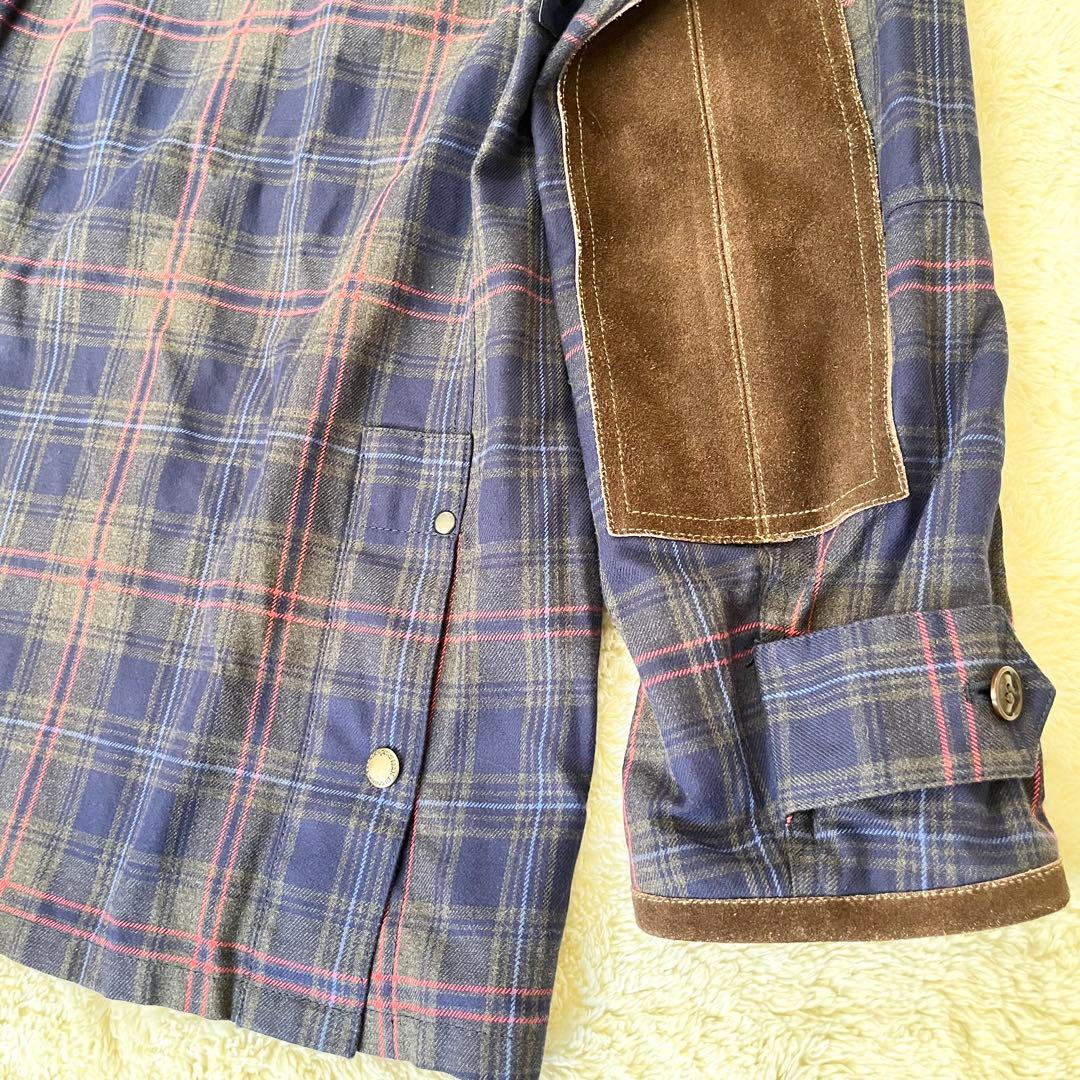 ジュンヤワタナベマン チェックハンティングジャケット S