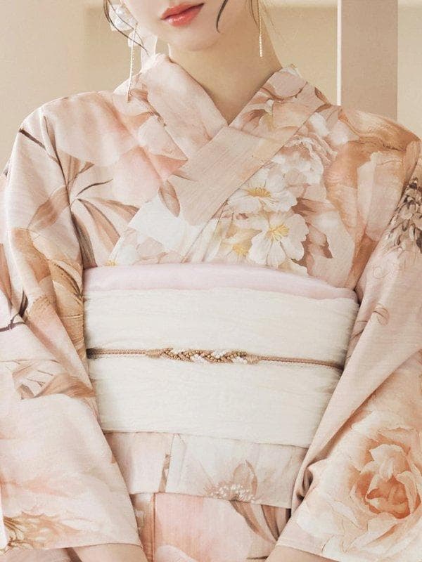 sugerくすみピンクスウィート浴衣　2点セット 新品未使用　定価16,480円