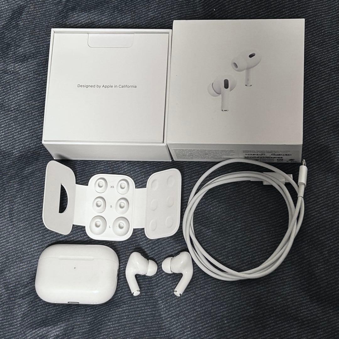Apple AirPods Pro2 イヤホン ケース 本体 付属品あり