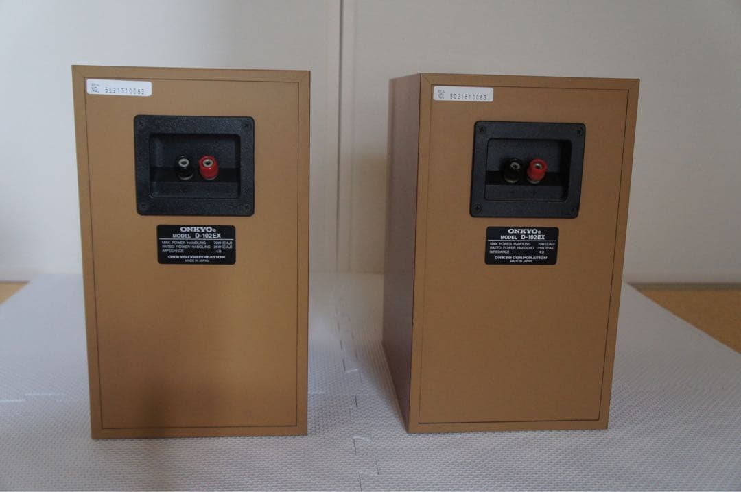 ONKYO D-102EX ブックシェルフスピーカー ペア　動作良好