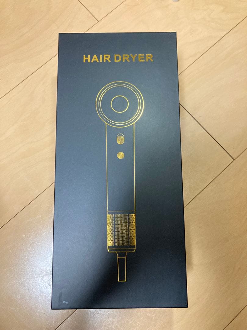 ヘアドライヤー HAIR DRYER ブラック マグネット式 新品未使用
