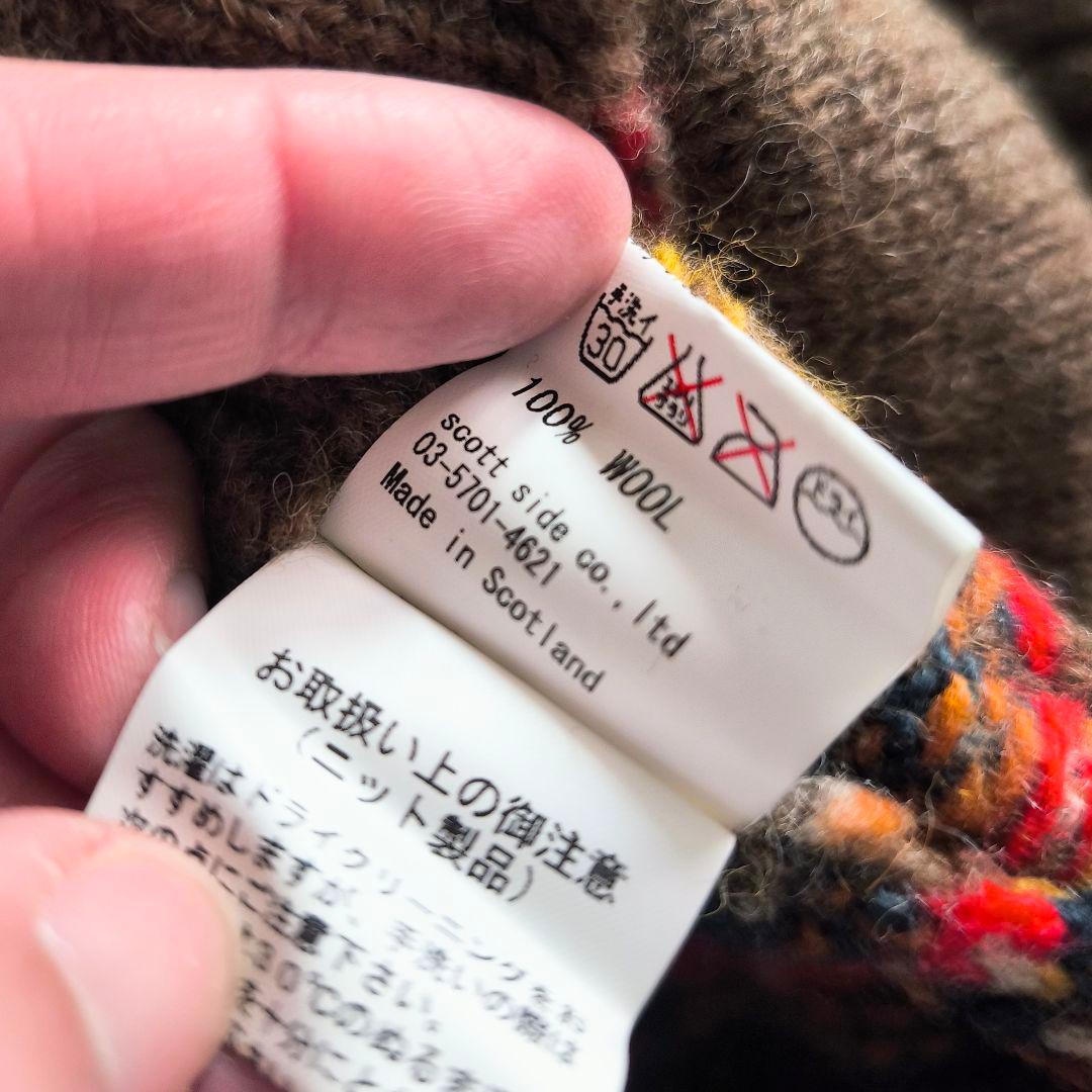 Jamieson's　ジャミーソンズ　フェアアイル　ニットカーディガン　40