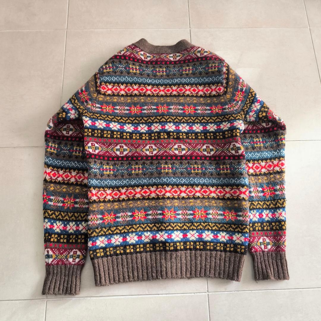 Jamieson's　ジャミーソンズ　フェアアイル　ニットカーディガン　40