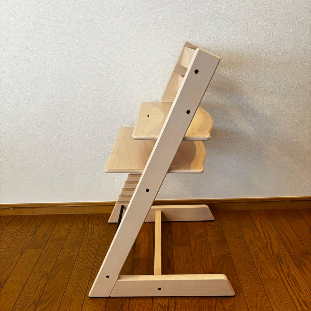 ストッケ　トリップ トラップ　ホワイトウォッシュ　ベビーチェア　S/N.7