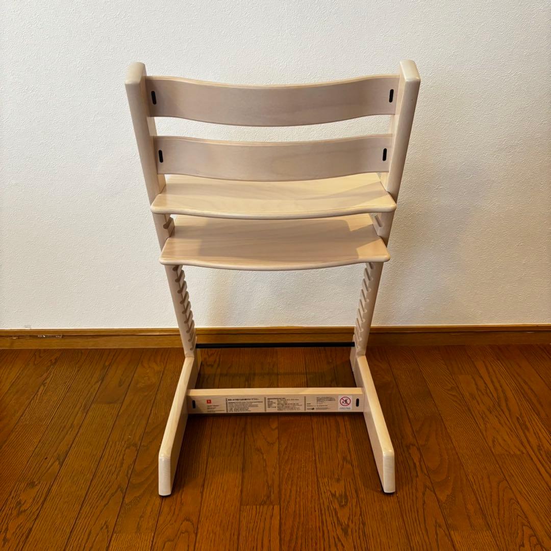 ストッケ　トリップ トラップ　ホワイトウォッシュ　ベビーチェア　S/N.7