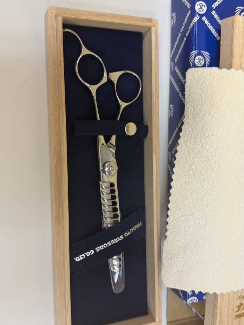 [美品]ナルトシザーズ ドルチェライン セニングシザー 5.8インチ（右利き用）