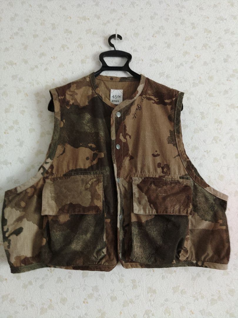 45R 七つの海迷彩の908バインダーベストSize4 unisex