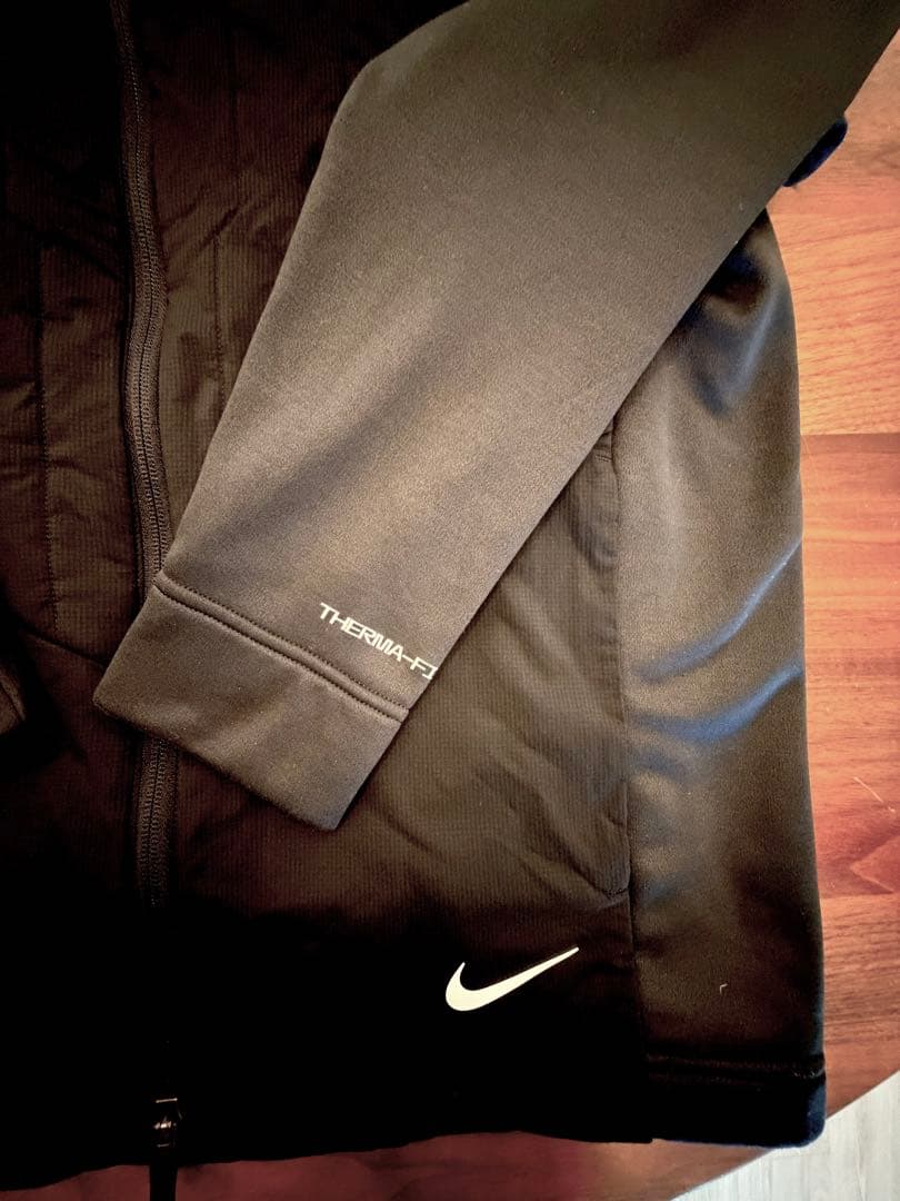 MALBON NIKE コラボ　GOLFブラック ナイロンジャケット