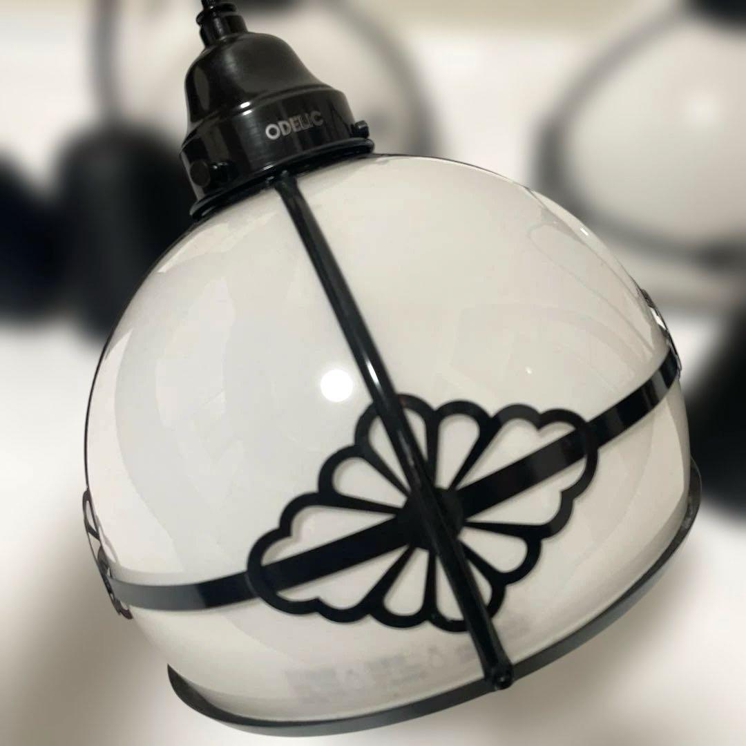 昭和 レトロ 照明 ODELIC オーデリック 電笠 ペンダントライト 2セット