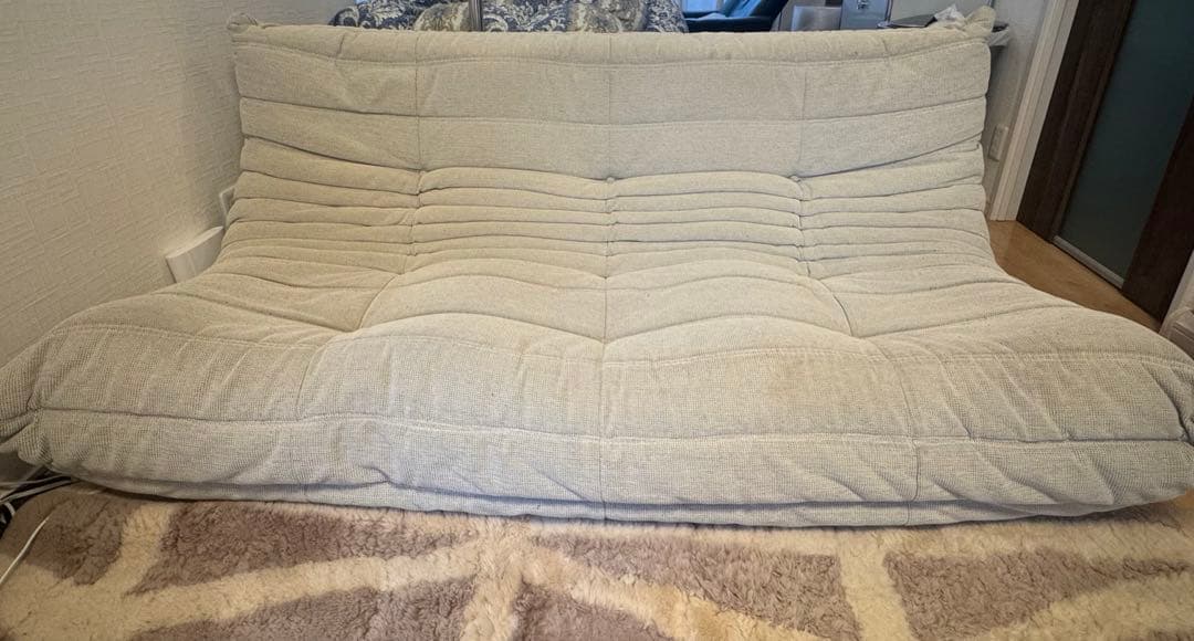 リーンロゼ トーゴ ソファ 3人掛け 中古品