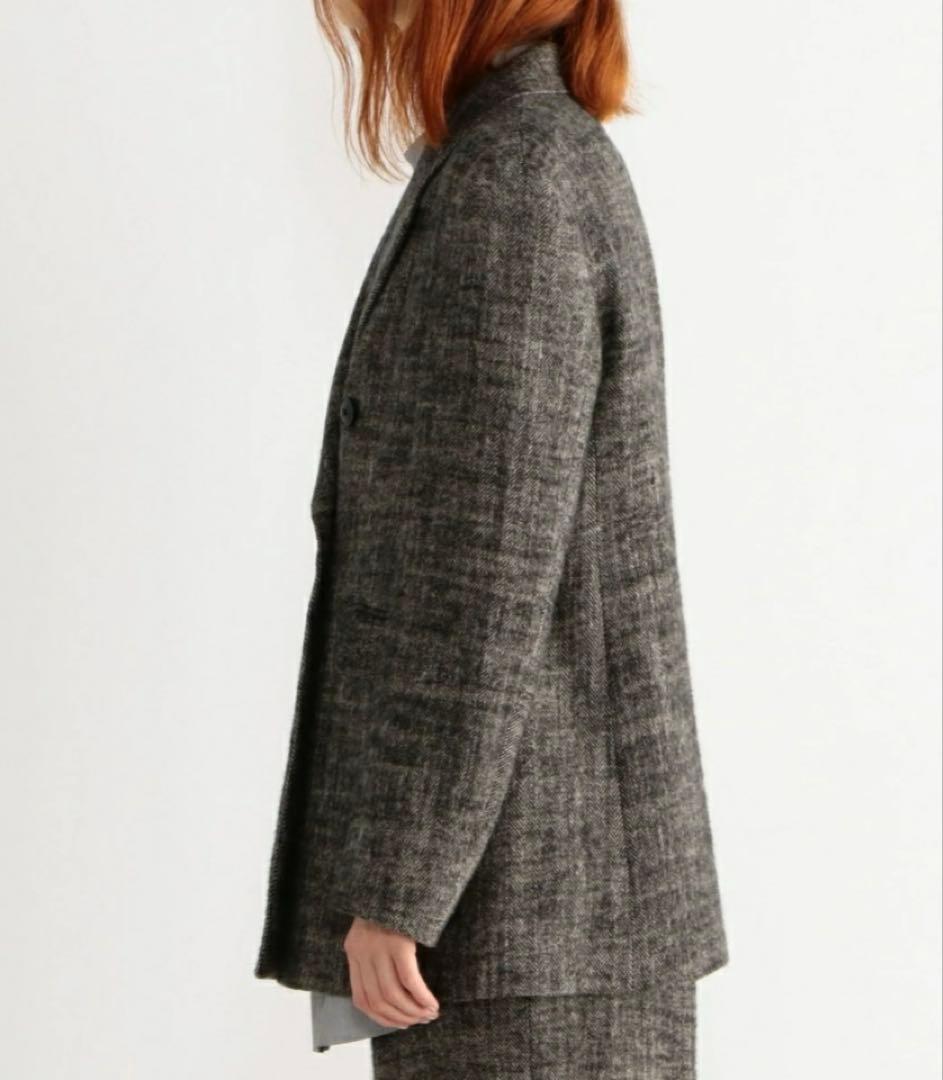 テーラードジャケット ツイードヘリンボーン　bacca tomorrowland