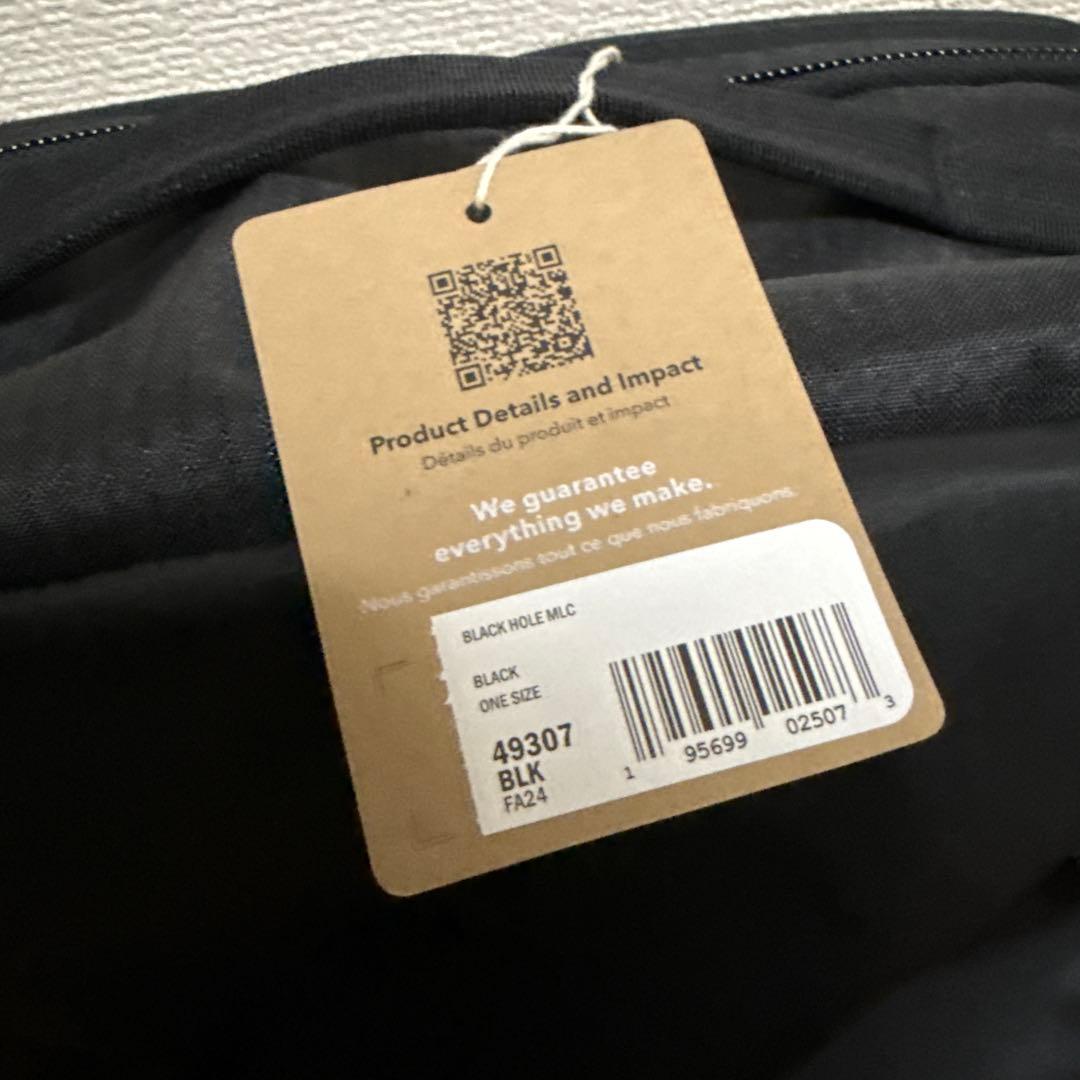 A*n様 パタゴニア　ブラックホール　MLC 45L　ブラック　タグ付き　希望金