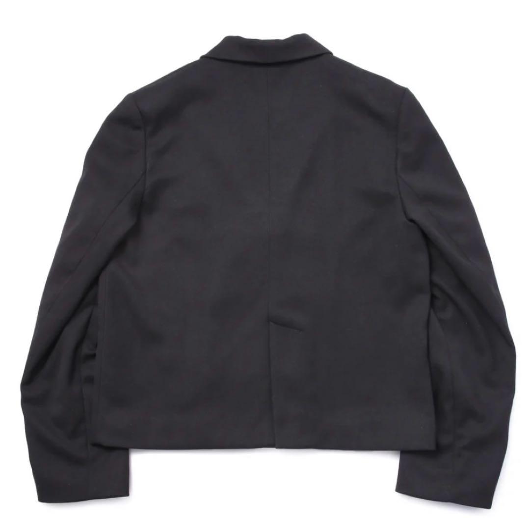 美品★noen ミリタリーツイルダブルジャケット ブラック M ノエン 黒