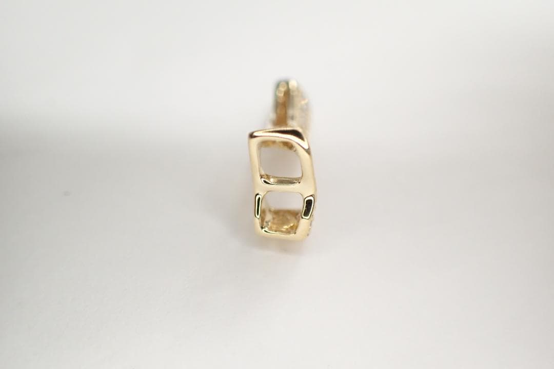 28/美品 ノンブル ゆきざき K18YG ダイヤ ナンバー7 ペンダントトップ