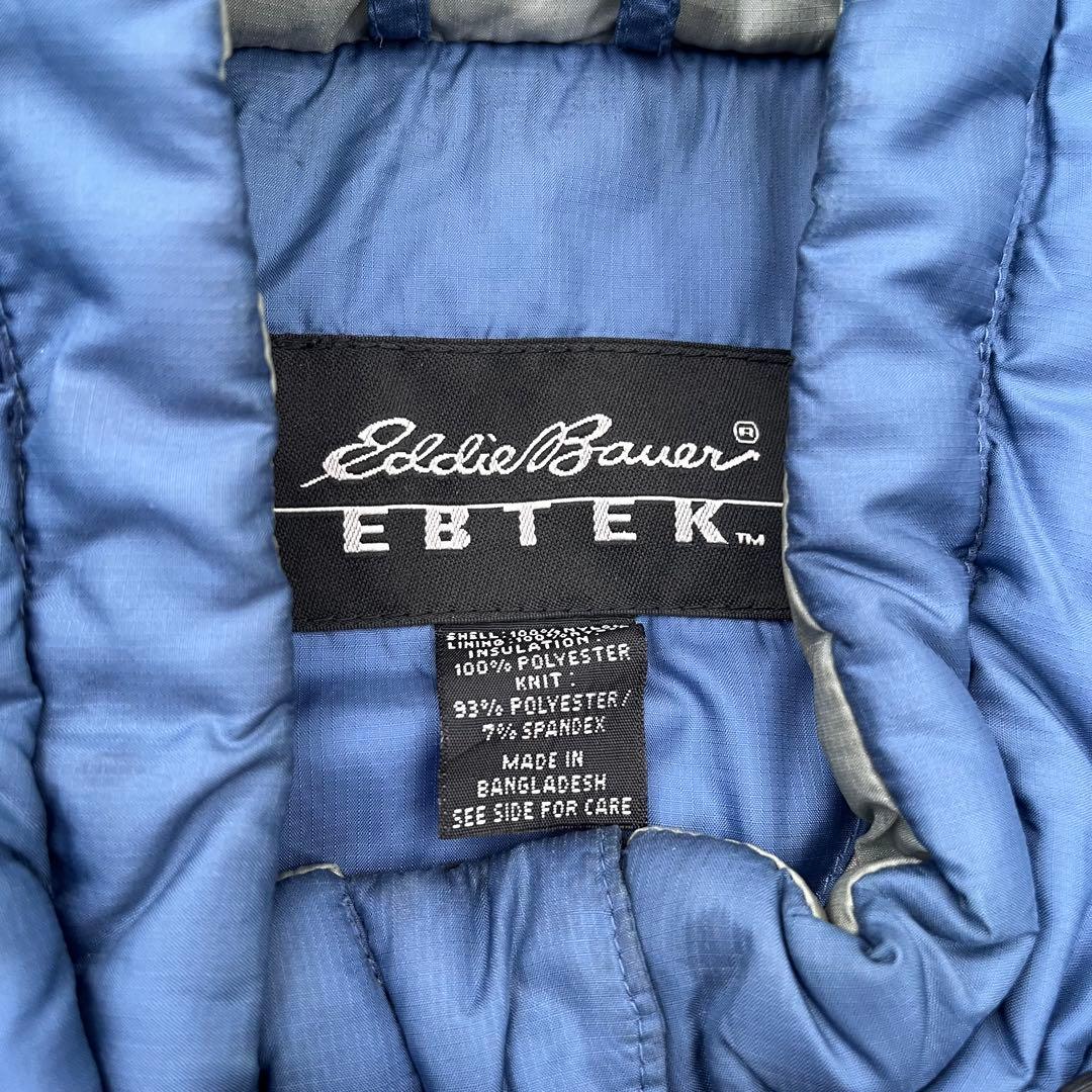 90s 00s EBTEK Primaloft ダウンベスト 中綿 テック