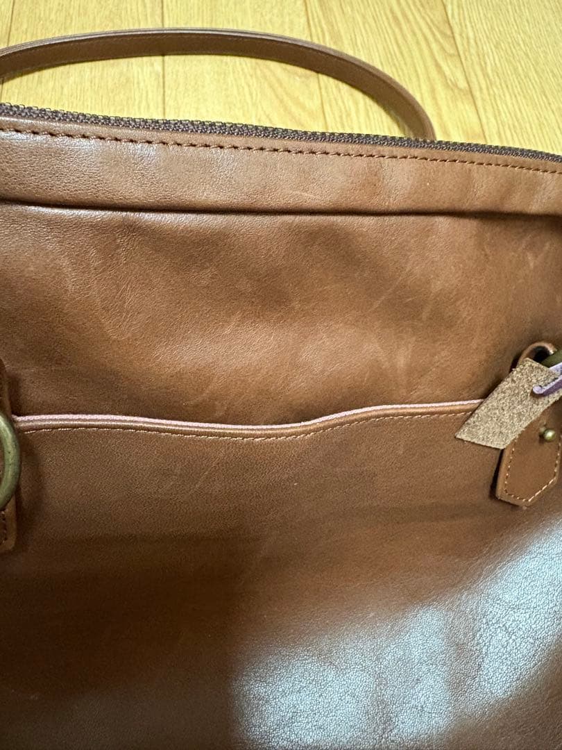 日本職人プロジェクト　職人本革のブリーフバッグ