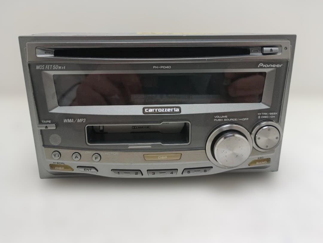 動作確認済 カロッツェリア最終型2dinCD/カセットデッキ　FH-P040zz
