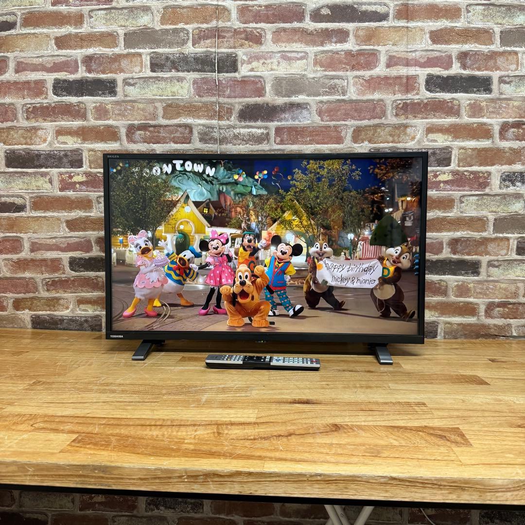 東芝 32V型 液晶テレビ 32V34 REGZA スマートテレビ 動画アプリ○