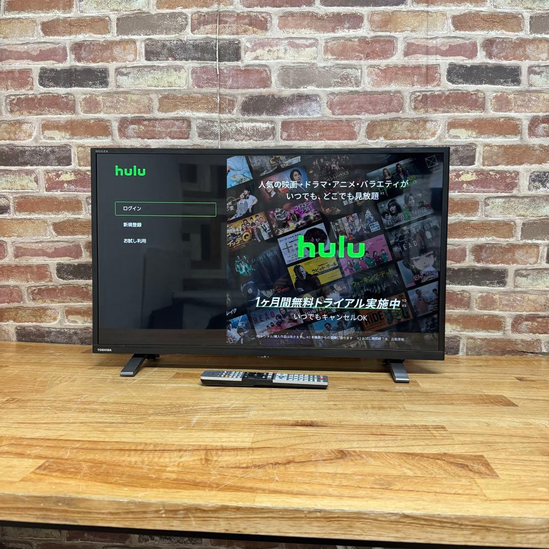 東芝 32V型 液晶テレビ 32V34 REGZA スマートテレビ 動画アプリ○