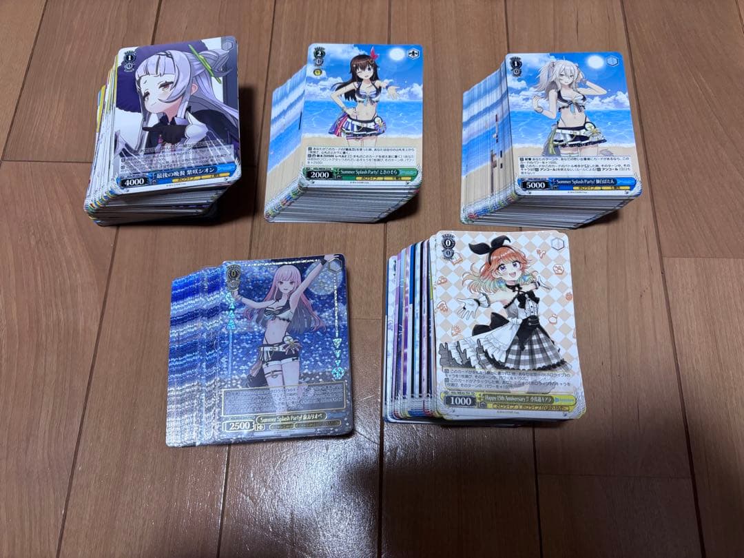 ヴァイスシュヴァルツ　ホロライブ　まとめ売り　RR以下セミ4コン