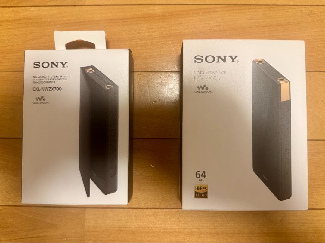 SONY Walkman NW-ZX707 黒 4.4mm変換ケーブル ケース付