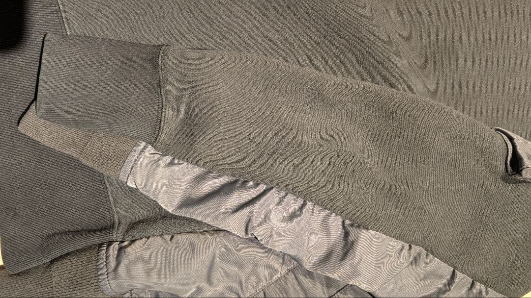 【サイズ3】Sacai NylonTwill スウェットシャツ グレー