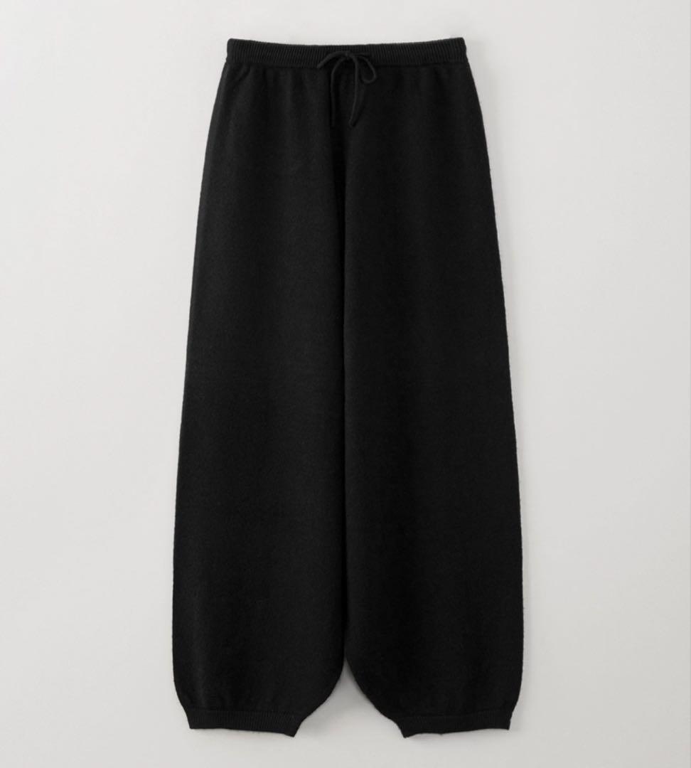 ohotoro ニットパンツ　black