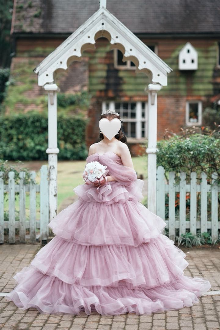 カラードレス（パニエ付き）