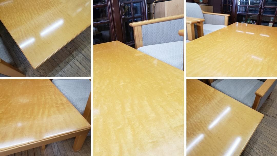 H1 ロブション　天童木工 応接５点セット