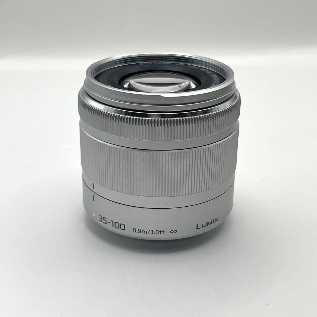 極美品 パナソニック LUMIX ズームレンズ H-FS35100 シルバー