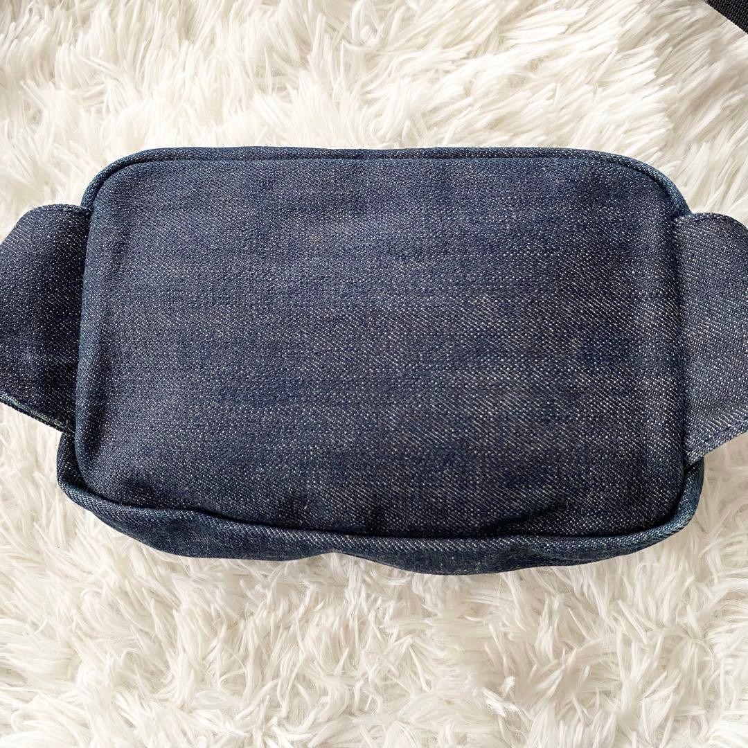 【美品】バーバリーブルーレーベル ミニショルダーバッグ デニム ノバチェック