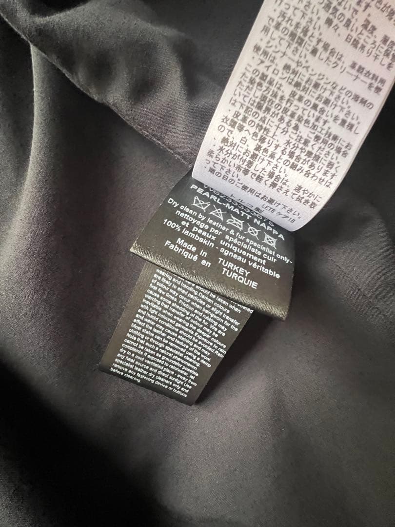 超美品JOSEPH ジョゼフ 黒 レザー ライダース革ジャン ジャケット 38