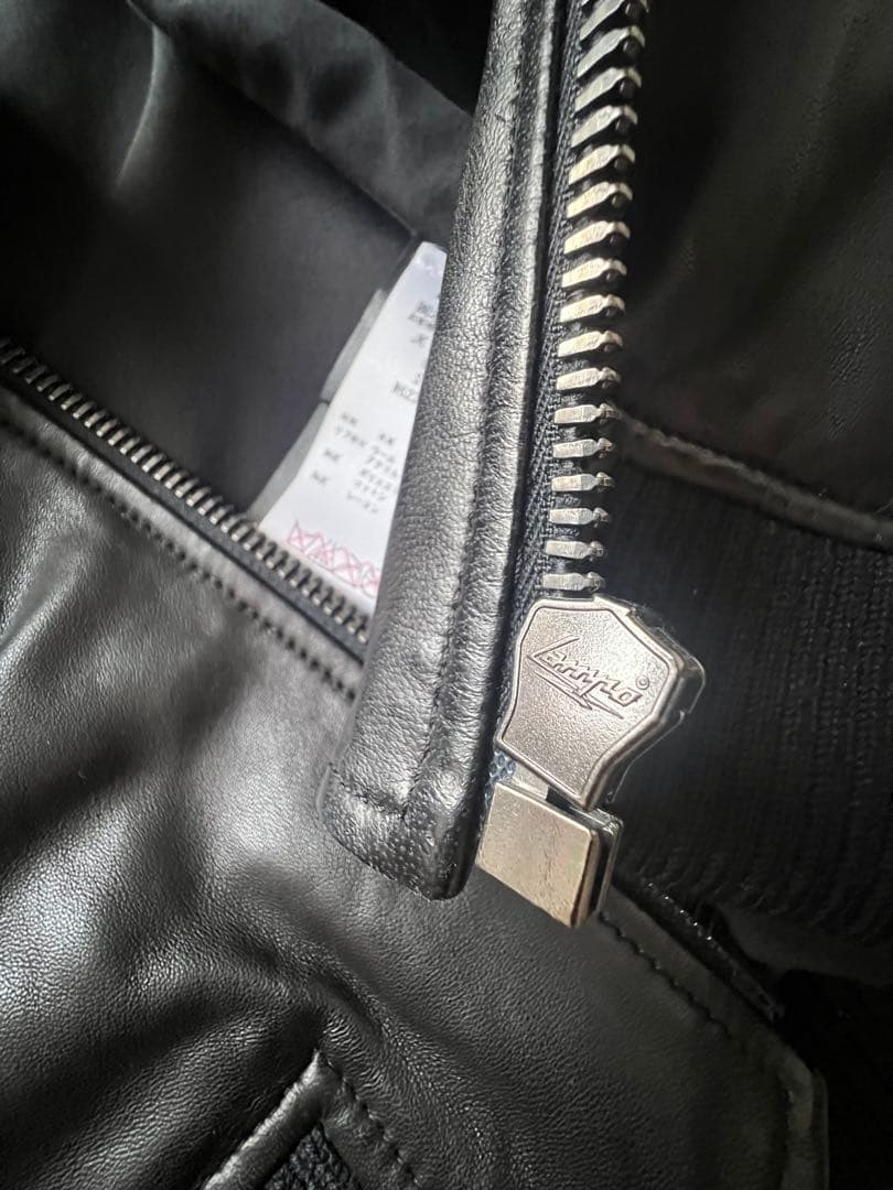 超美品JOSEPH ジョゼフ 黒 レザー ライダース革ジャン ジャケット 38