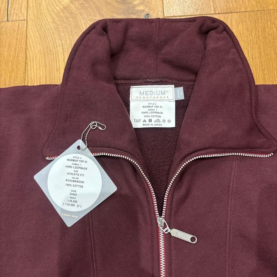 MEDIUM SPORTSWEAR / WARMUP TOP H マルーン