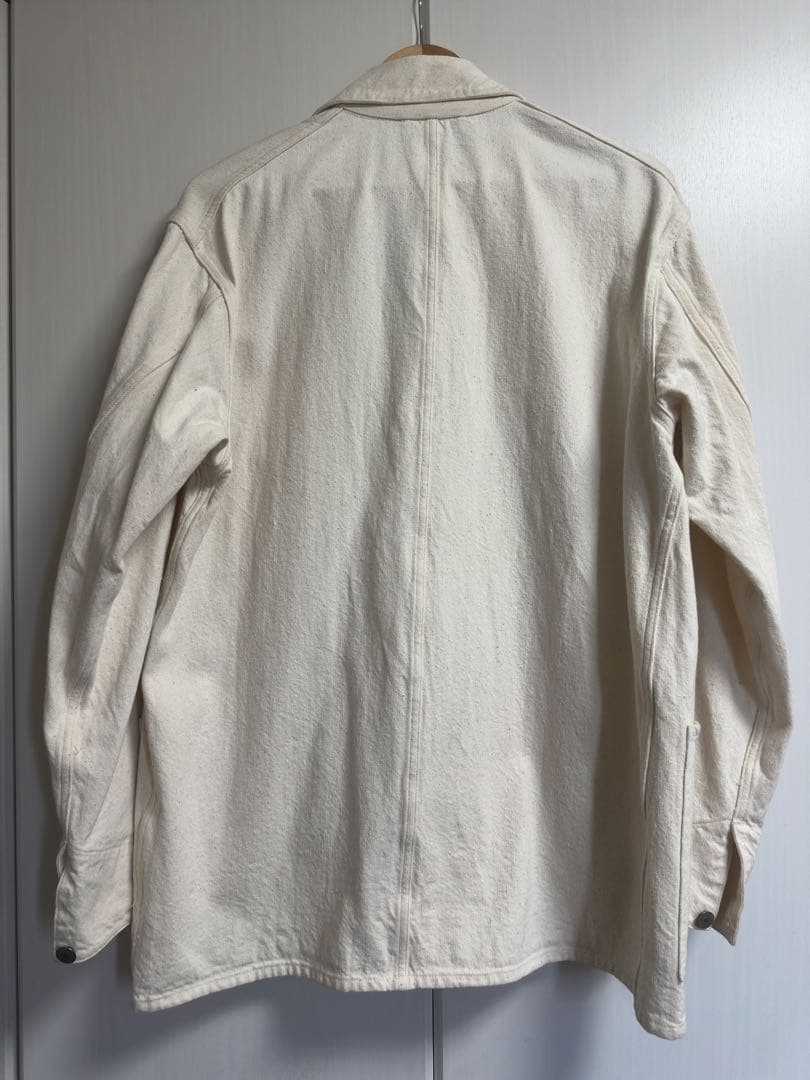 COMOLI エクリュデニム ワークジャケット