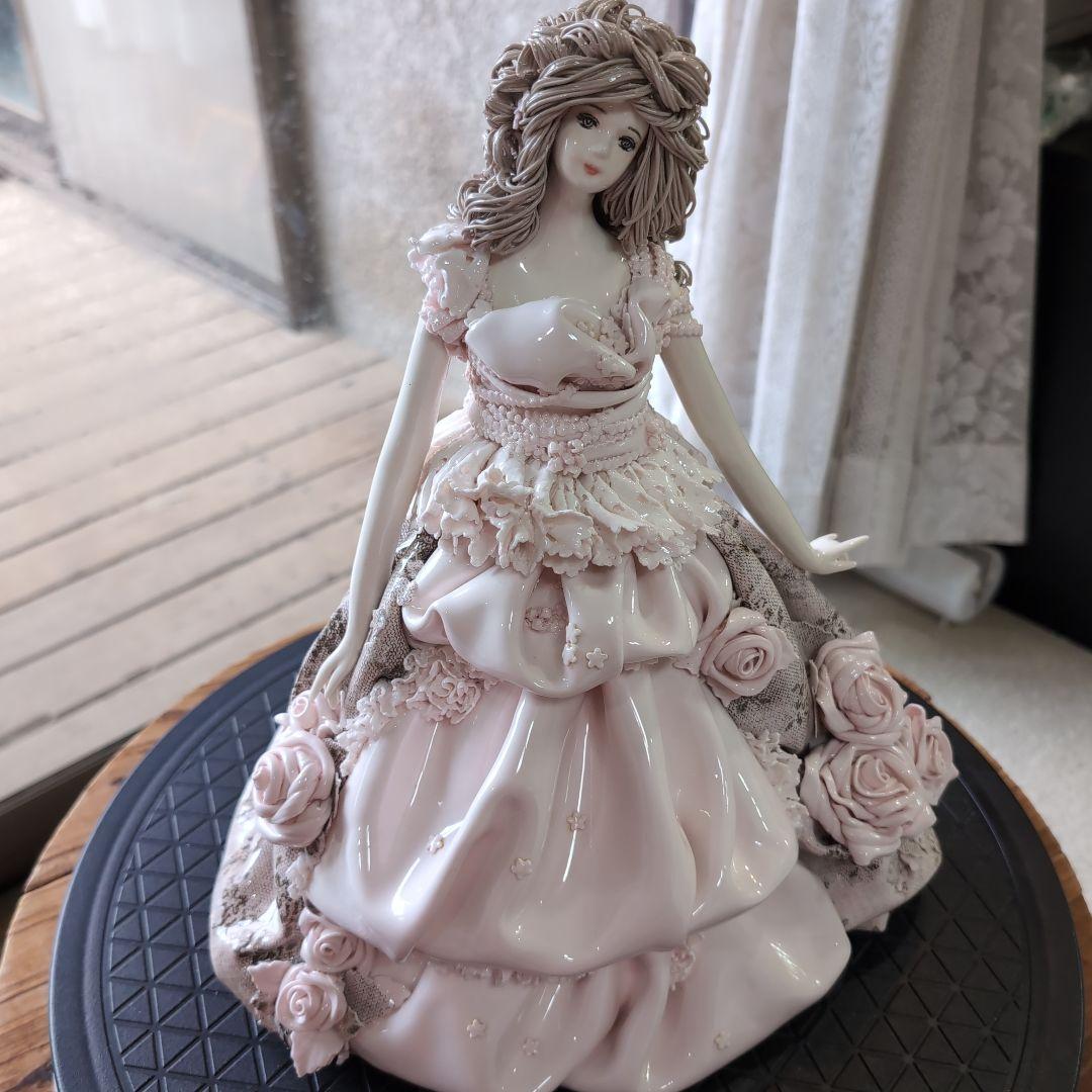 一月価格　ロマンドール　ハンドメイド　一点物　陶器人形　置物　西洋人形