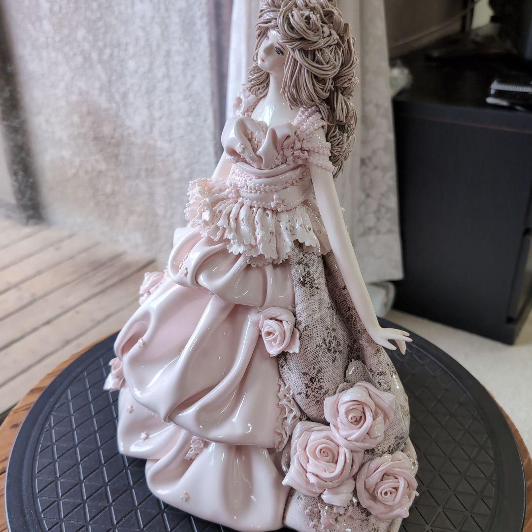 一月価格　ロマンドール　ハンドメイド　一点物　陶器人形　置物　西洋人形