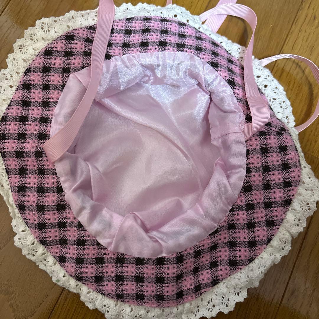 星*奨様 BODYLINEボディラインのチェック柄ワンピコート　ワンピース　姫ロ