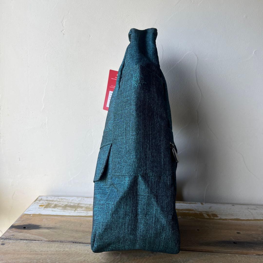 Healthy Back Bag メタリック　ツイル　ティール　S 青緑　鴨