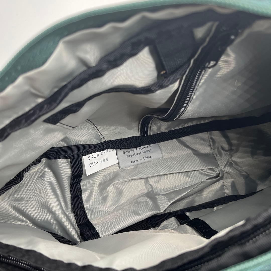 Healthy Back Bag メタリック　ツイル　ティール　S 青緑　鴨