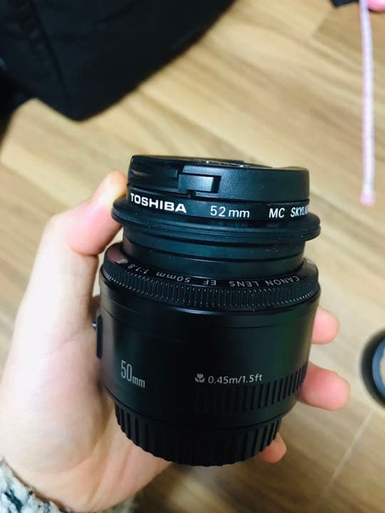 Canon EF 50mm F1.8(背景が綺麗にボケる神レンズ！)