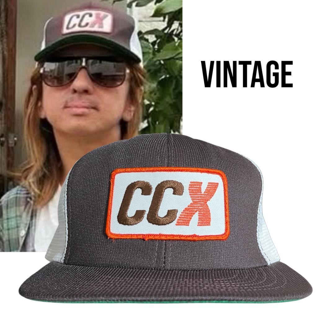 【だい】　清春着用　USA製　８０s　CCX　メッシュキャップ　ワッペン