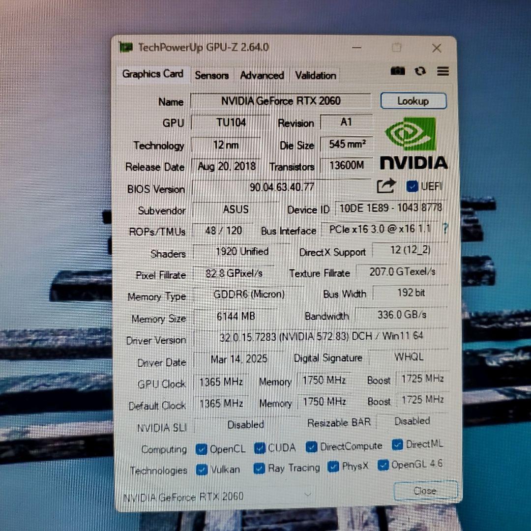 RTX搭載ゲーミングPC/Core i7-6700/RTX2060