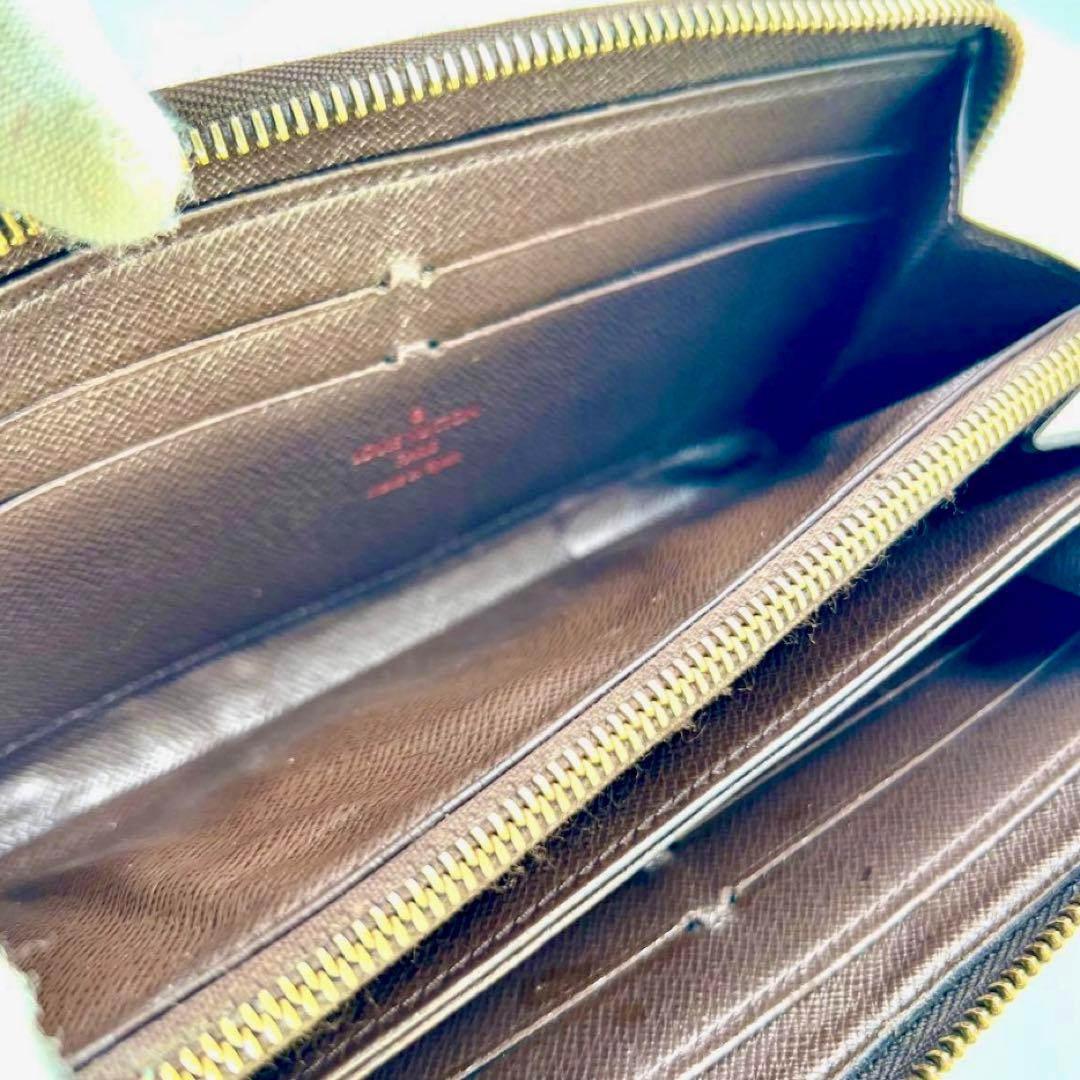 ルイヴィトン ダミエ エベヌ ジッピーウォレット N60015 ラウンドジップ